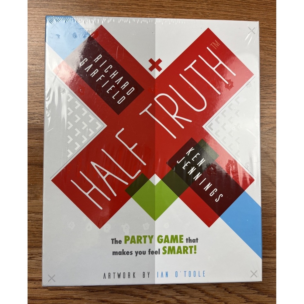 Half Truth Trivia Party Game by Ken Jennings, Richard Garfield NEW